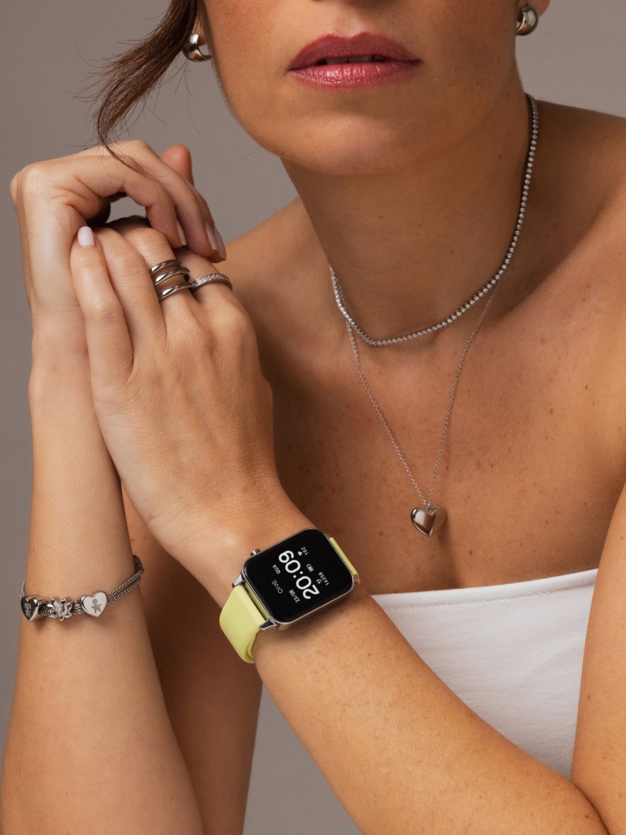 Bracelet en Silicone Smartwatch One Vert Citron