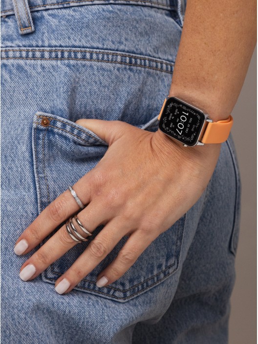 Smartwatch Strap ONE Peach Silicone