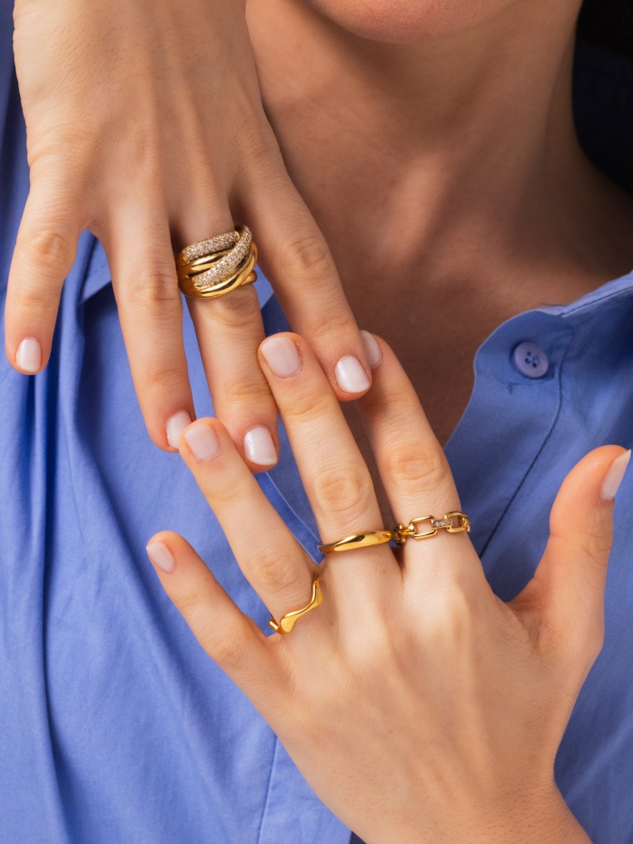 Bague One Luminous Square