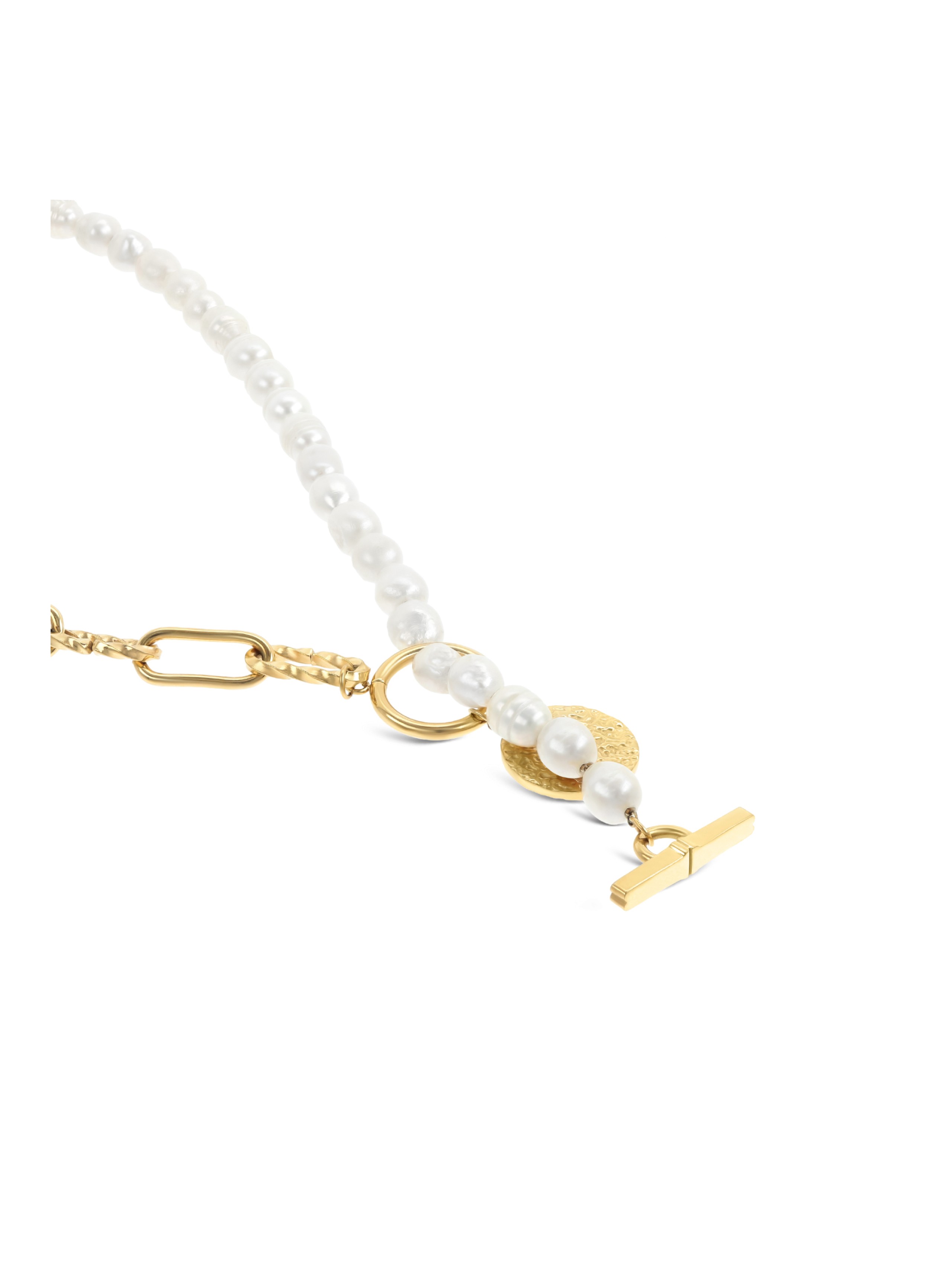 Colar One Neckmess Pearly