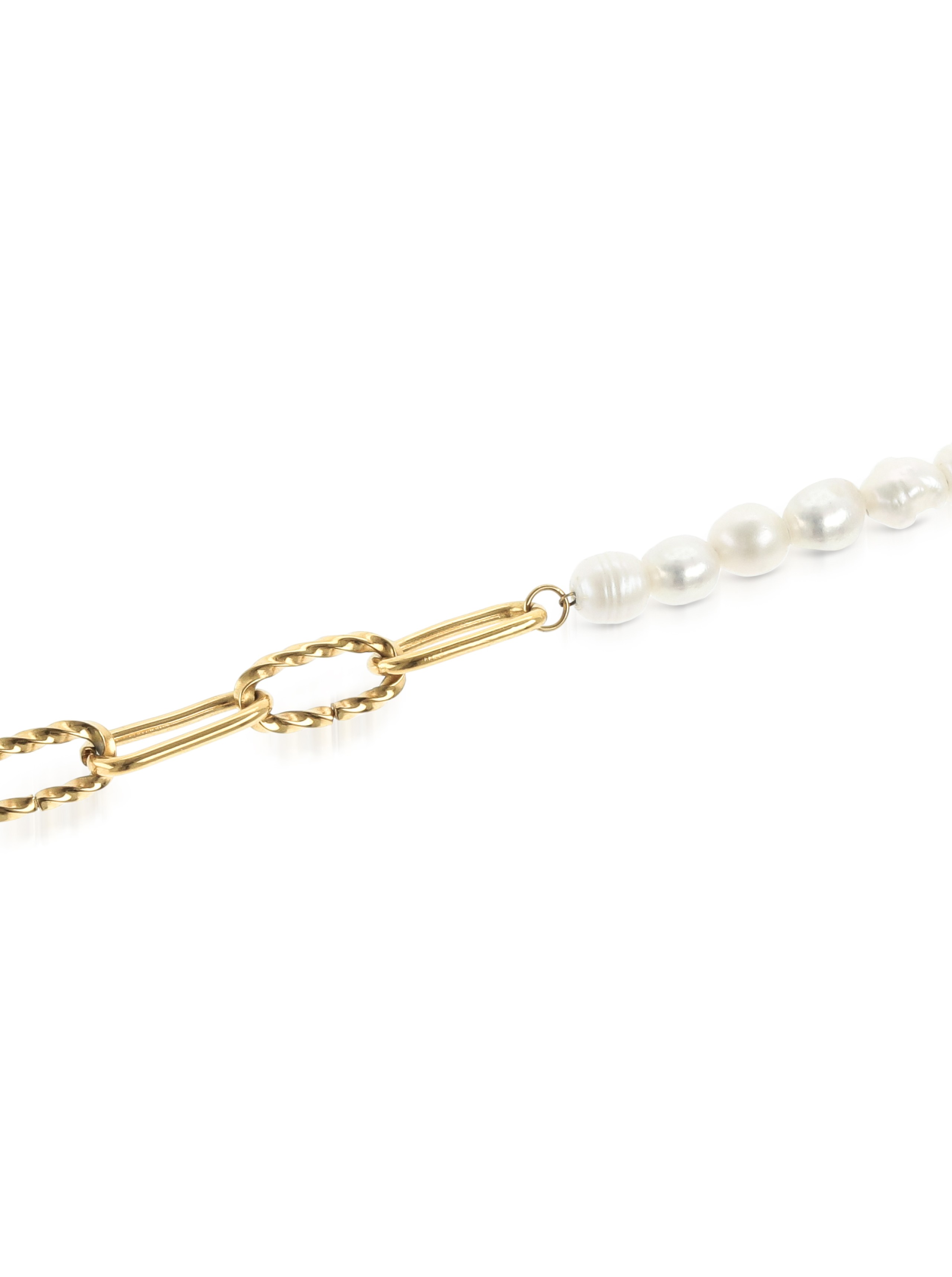 Colar One Neckmess Pearly