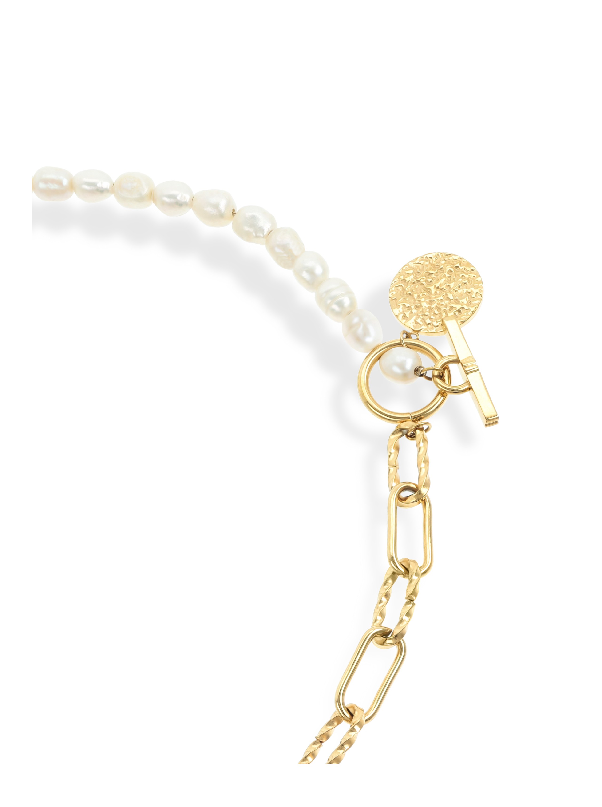 Colar One Neckmess Pearly