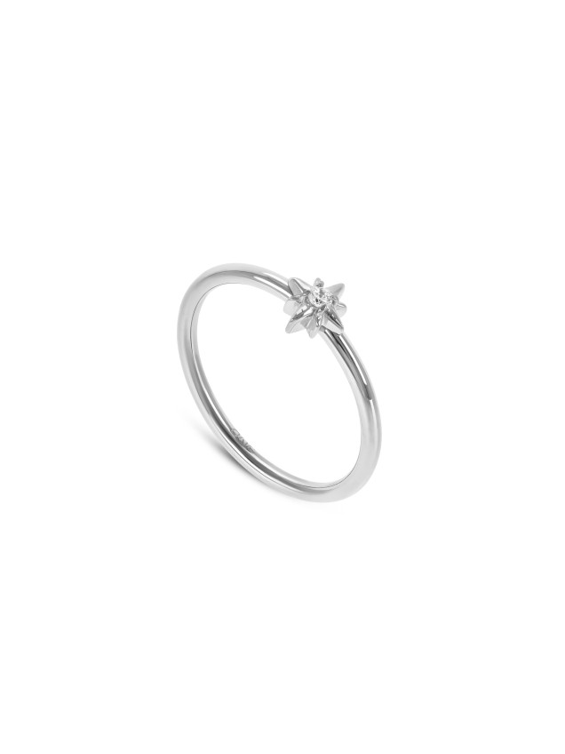 Anel One London 41 Silver