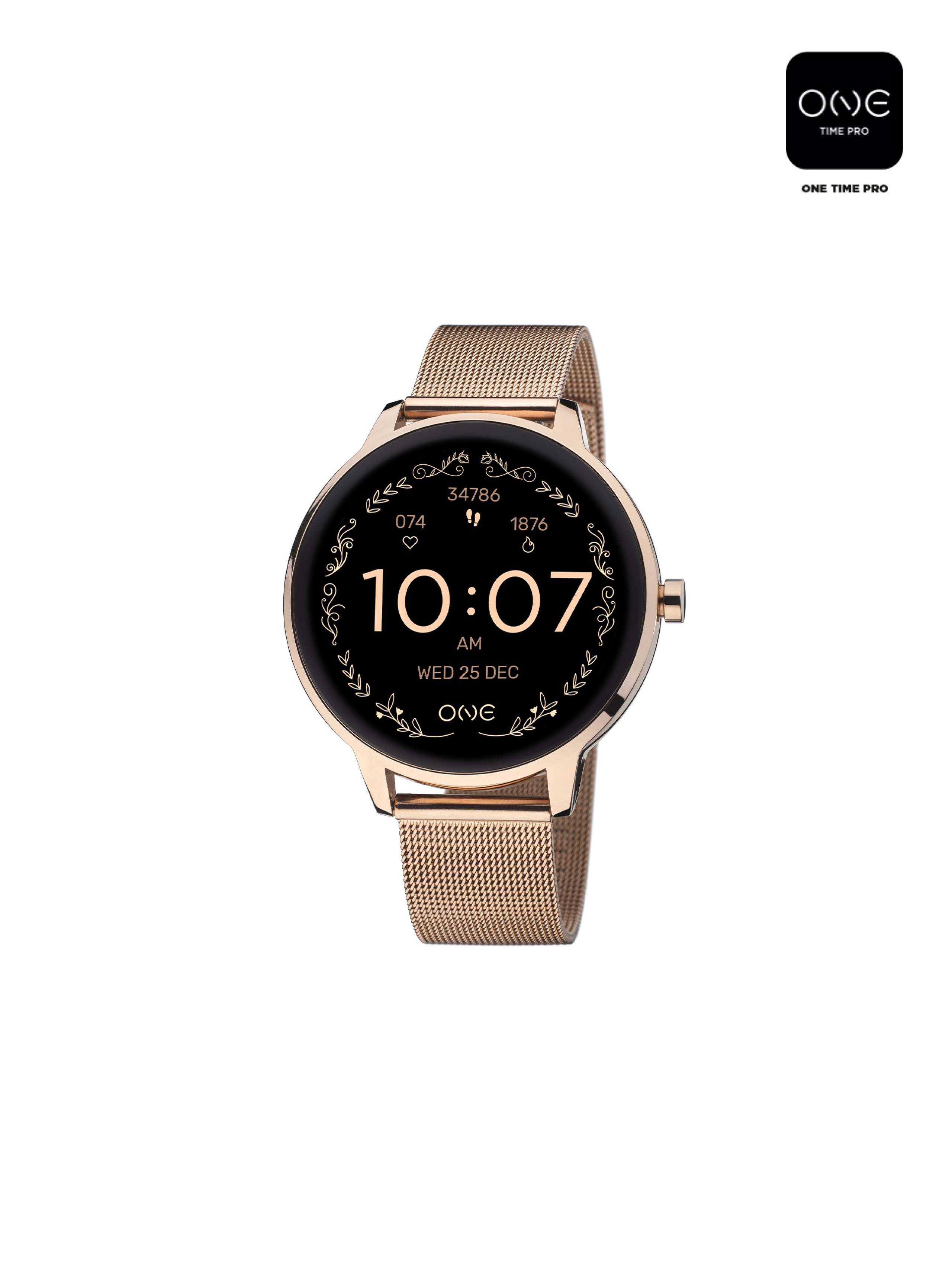 Smartwatch ONE Queencall Rosegold