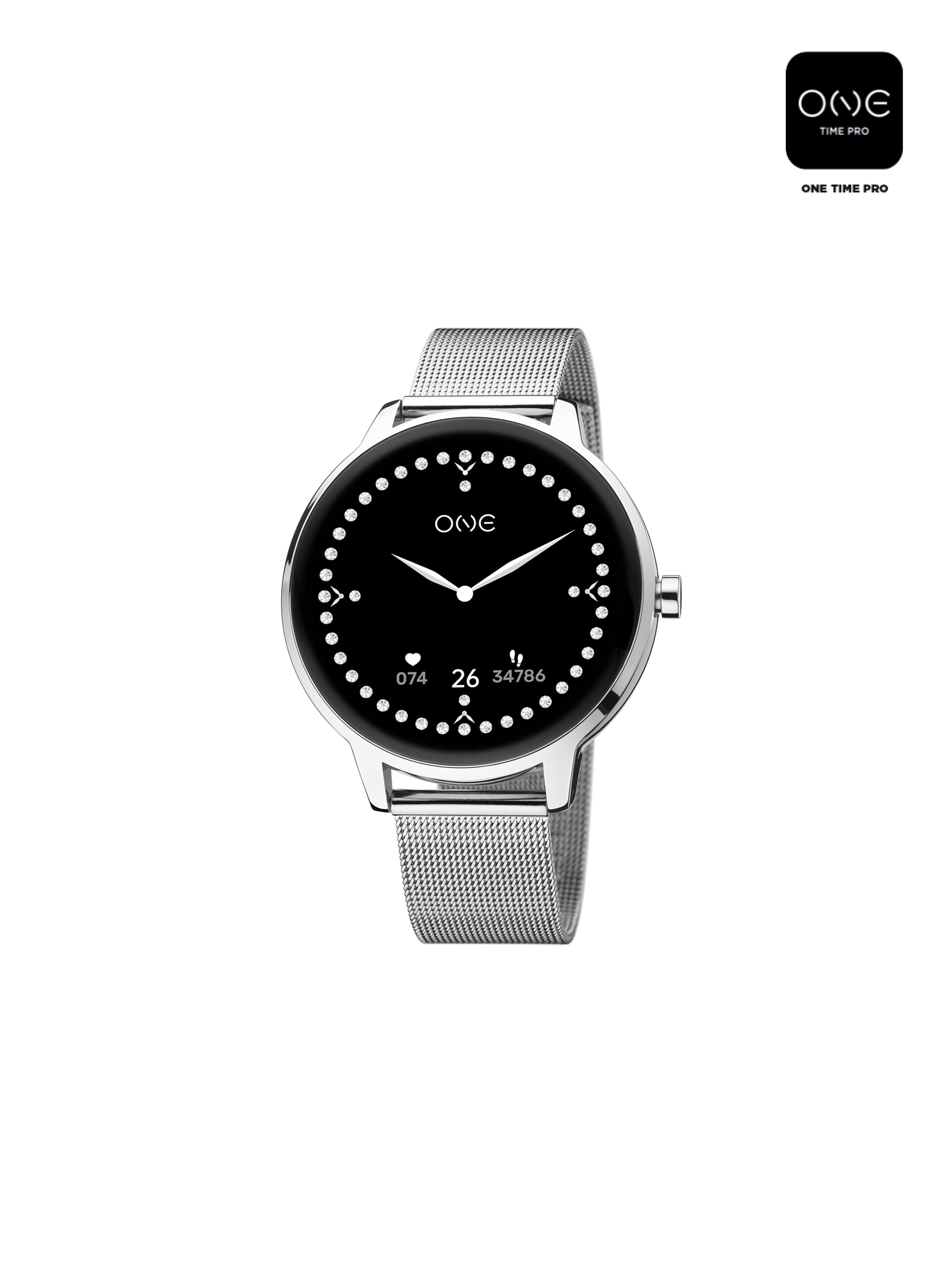 Smartwatch ONE Queencall Silver