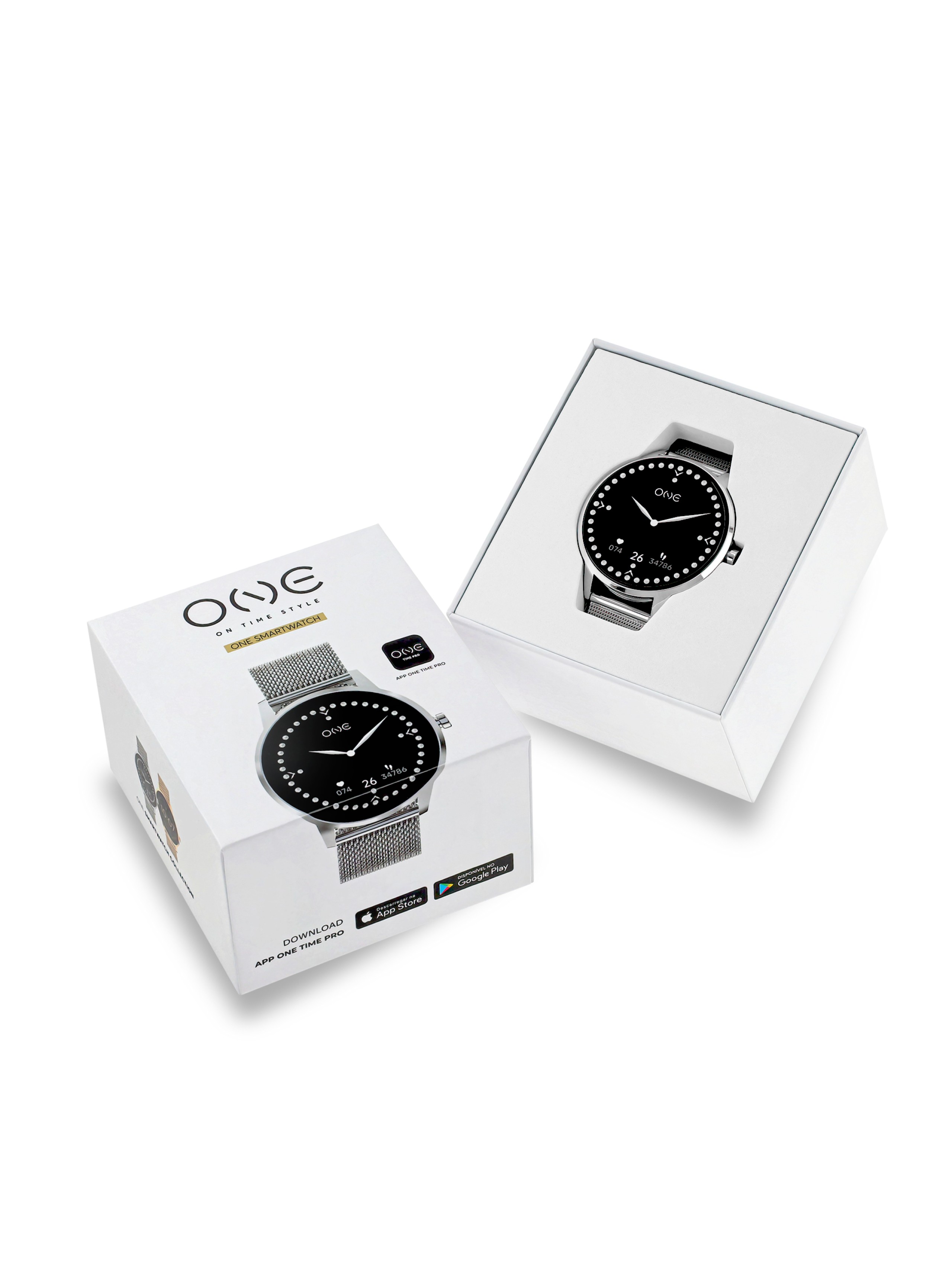 Smartwatch ONE Queencall Silver