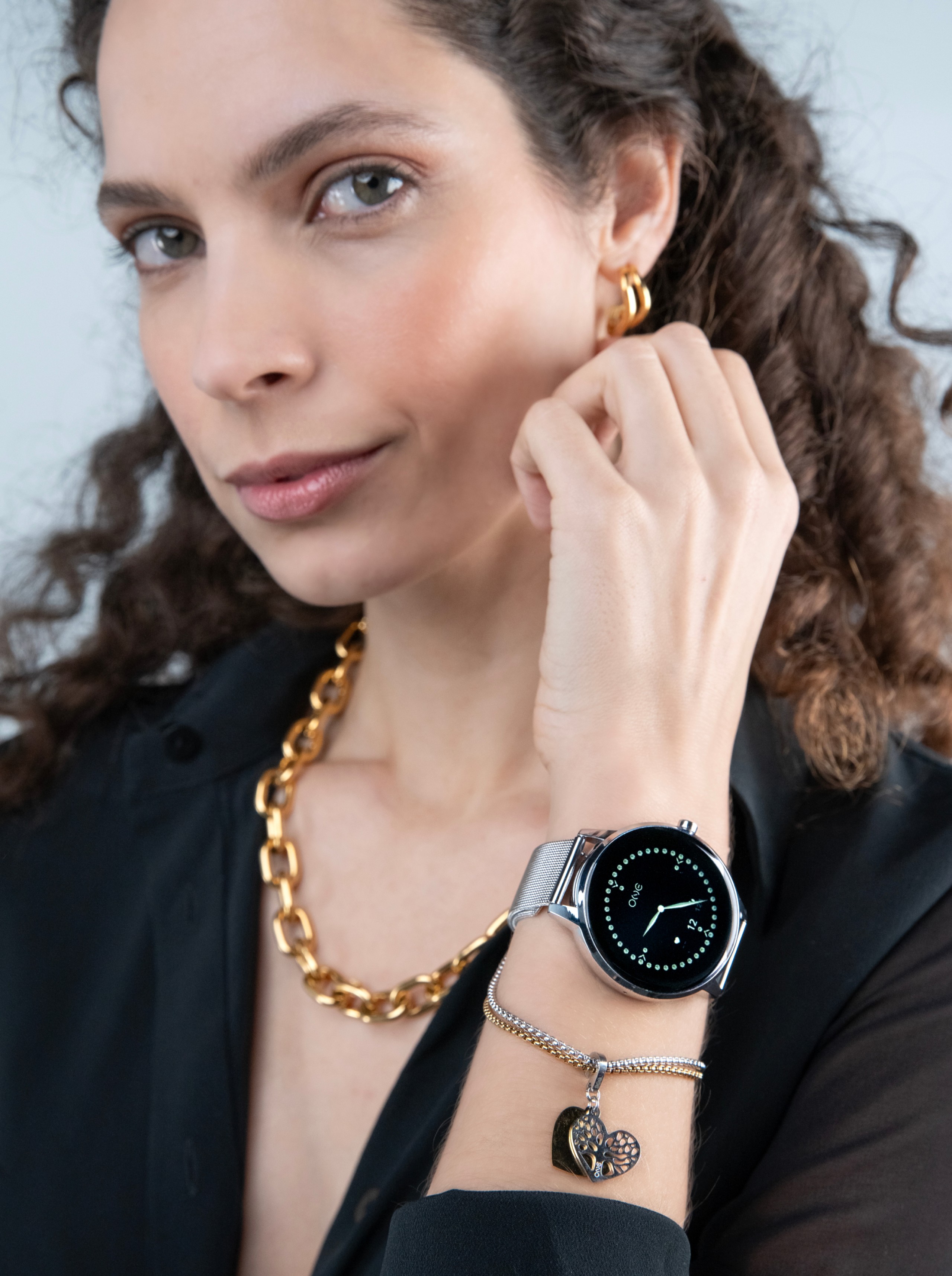 Smartwatch ONE Queencall Silver