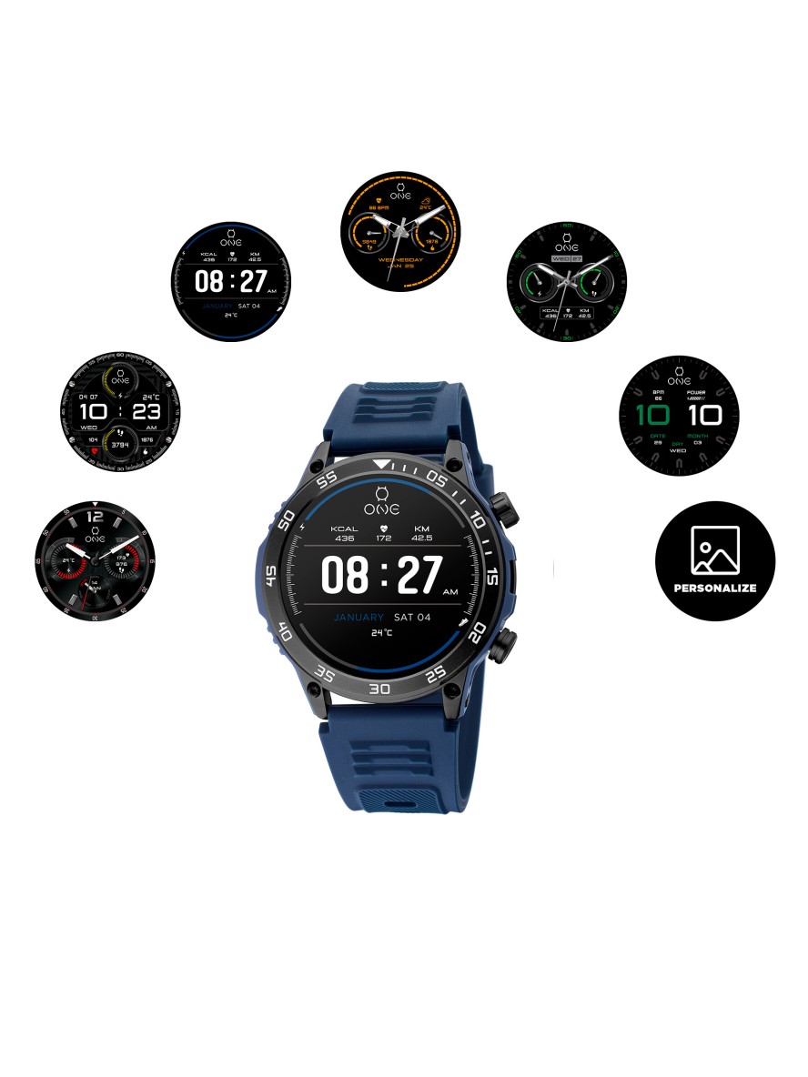 Smartwatch One Men SportyCall Bleu