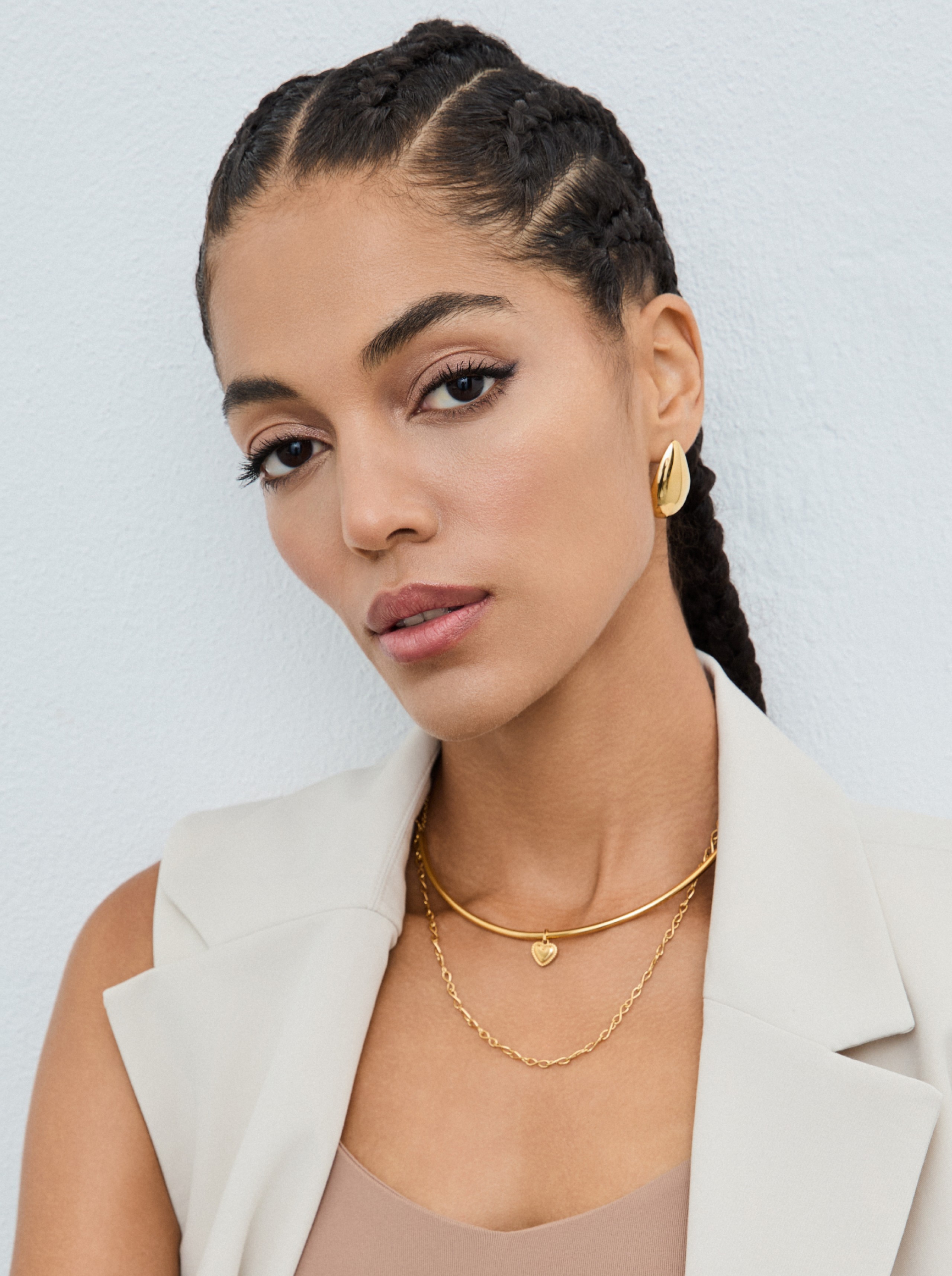 Set Collar & Charms ONE Trinity Gold