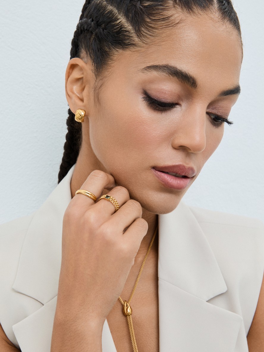 Boucles d"oreilles One Delightful Gold