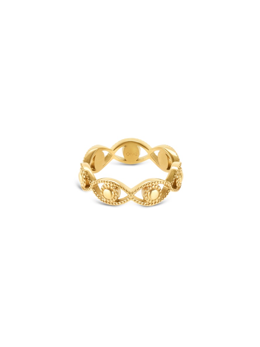 Bague One Evil Eye Gold