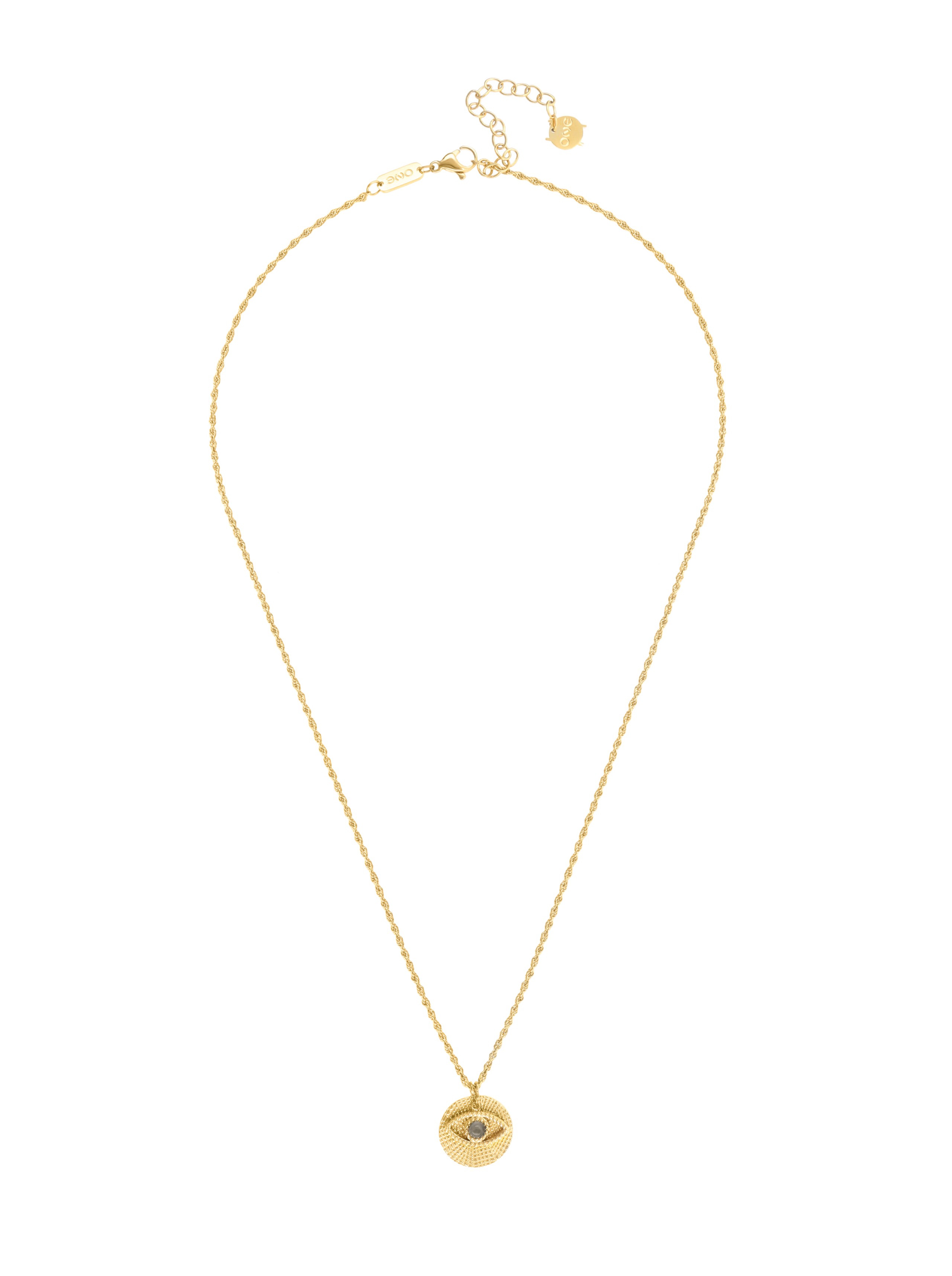 Collar ONE Evil Eye Gray Pendant