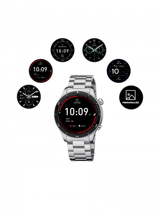 Smartwatch ONE Men AlphaCall Silver