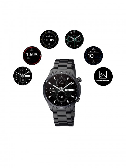 Smartwatch One Men Alphacall Black Links