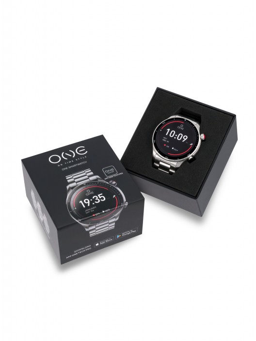 Smartwatch One Men Alphacall Silver Links