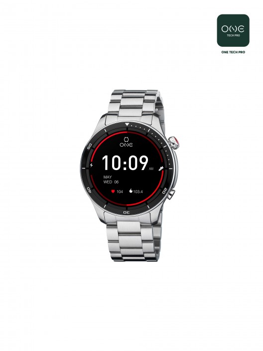 Smartwatch ONE Men AlphaCall Silver