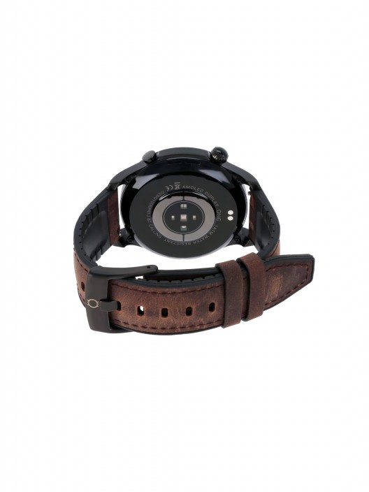 Smartwatch One Men Alphacall Brown Leather