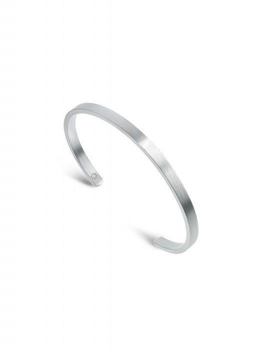 ONE Men Fine Pulse Silver Bangle