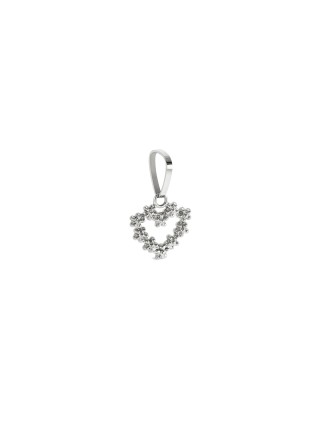 Charm One Energy Heartbloom Silver