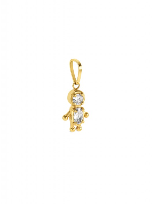 Charm ONE Energy Boy Crystal Gold