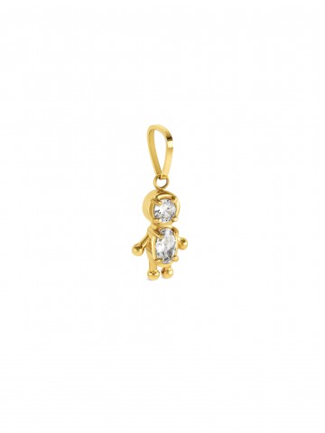 Charm ONE Energy Boy Crystal Gold