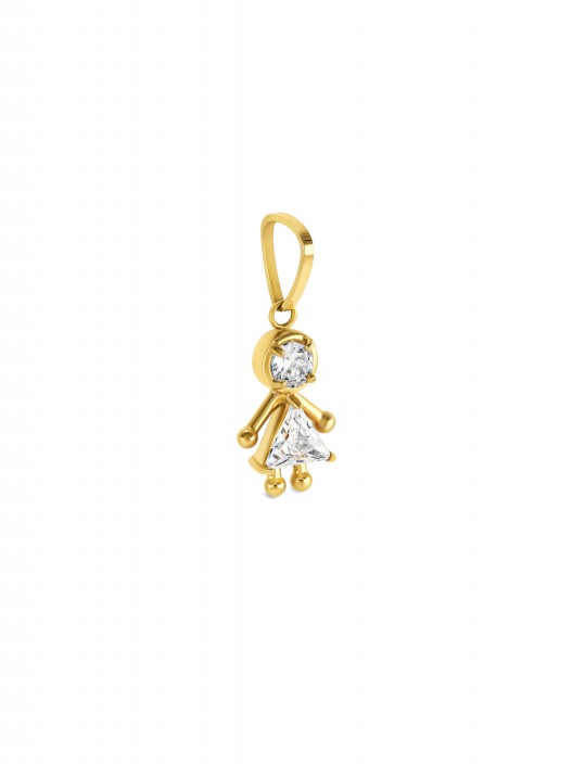 Charm ONE Energy Girl Crystal Gold