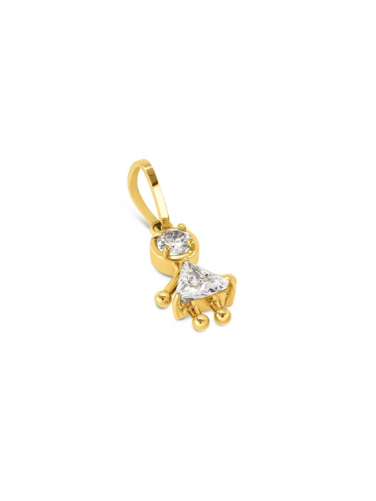 Charm ONE Energy Girl Crystal Gold