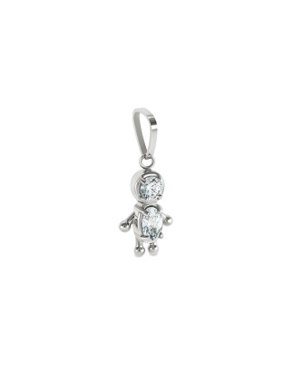 Charm ONE Energy Boy Crystal Silver