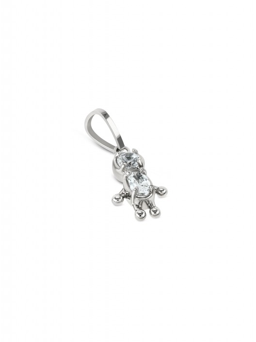 Charm ONE Energy Boy Crystal Silver