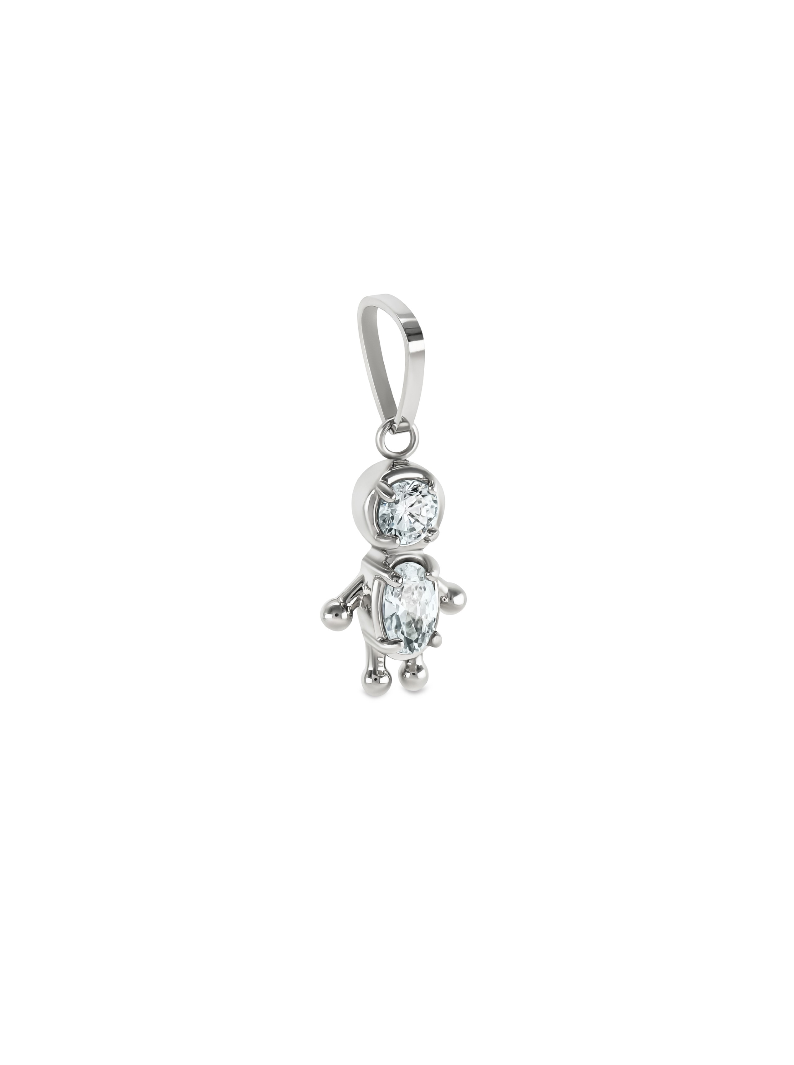 Charm ONE Energy Boy Crystal Silver