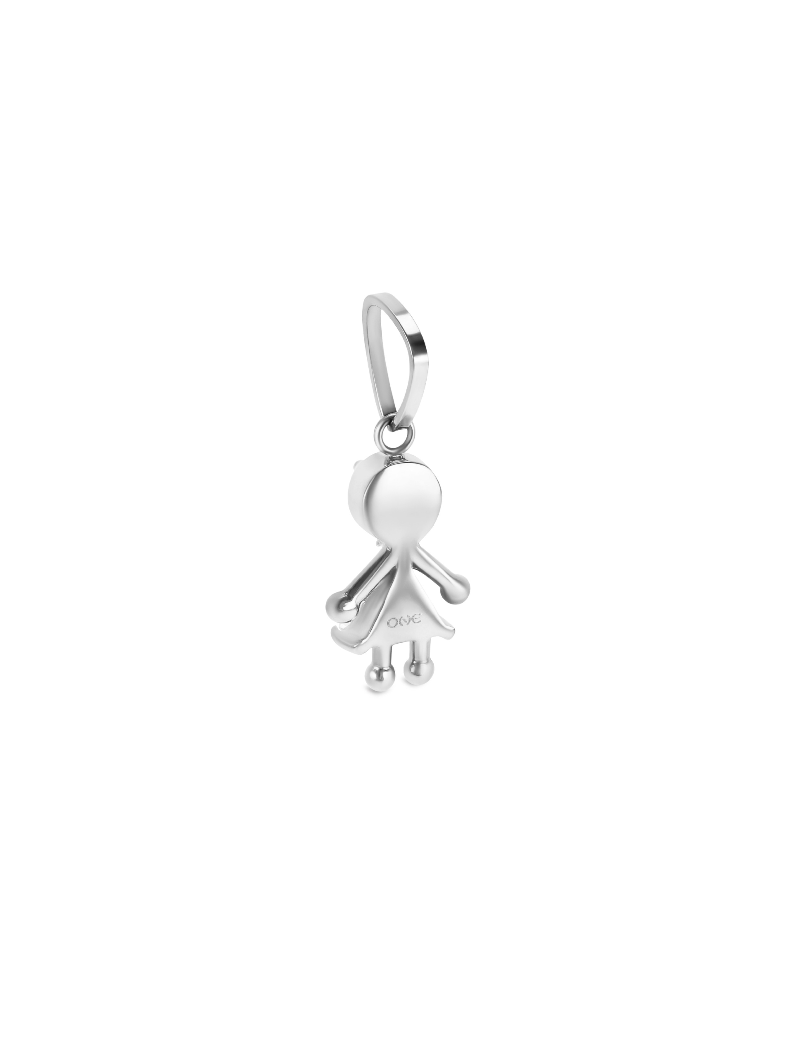 Charm ONE Energy Girl Crystal Silver