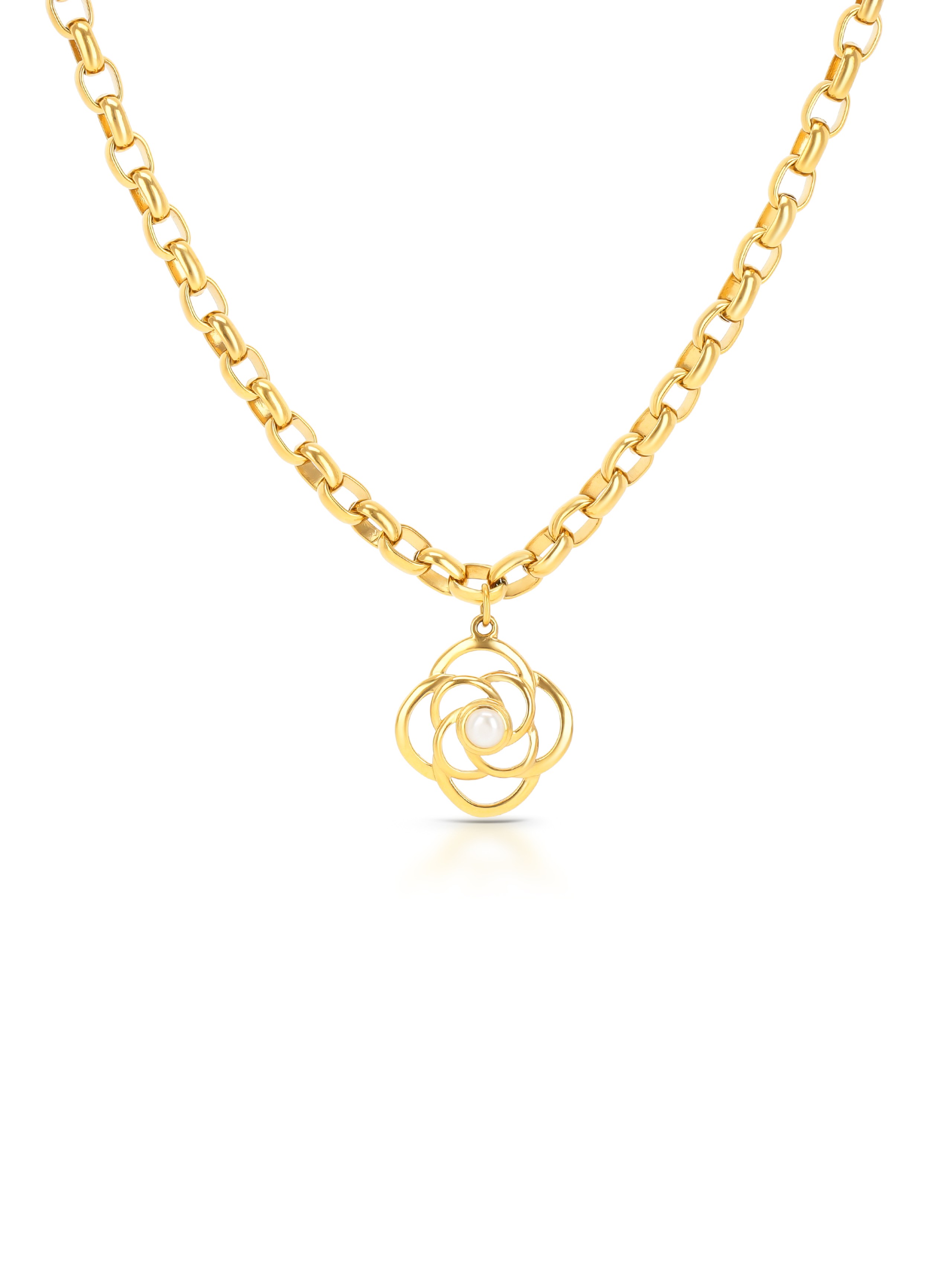 Colar One Rose Pearl