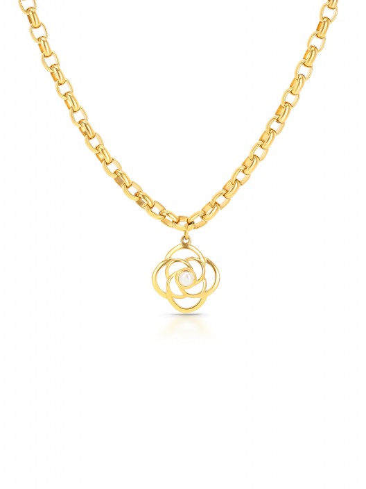 ONE Rose Pearl Necklace