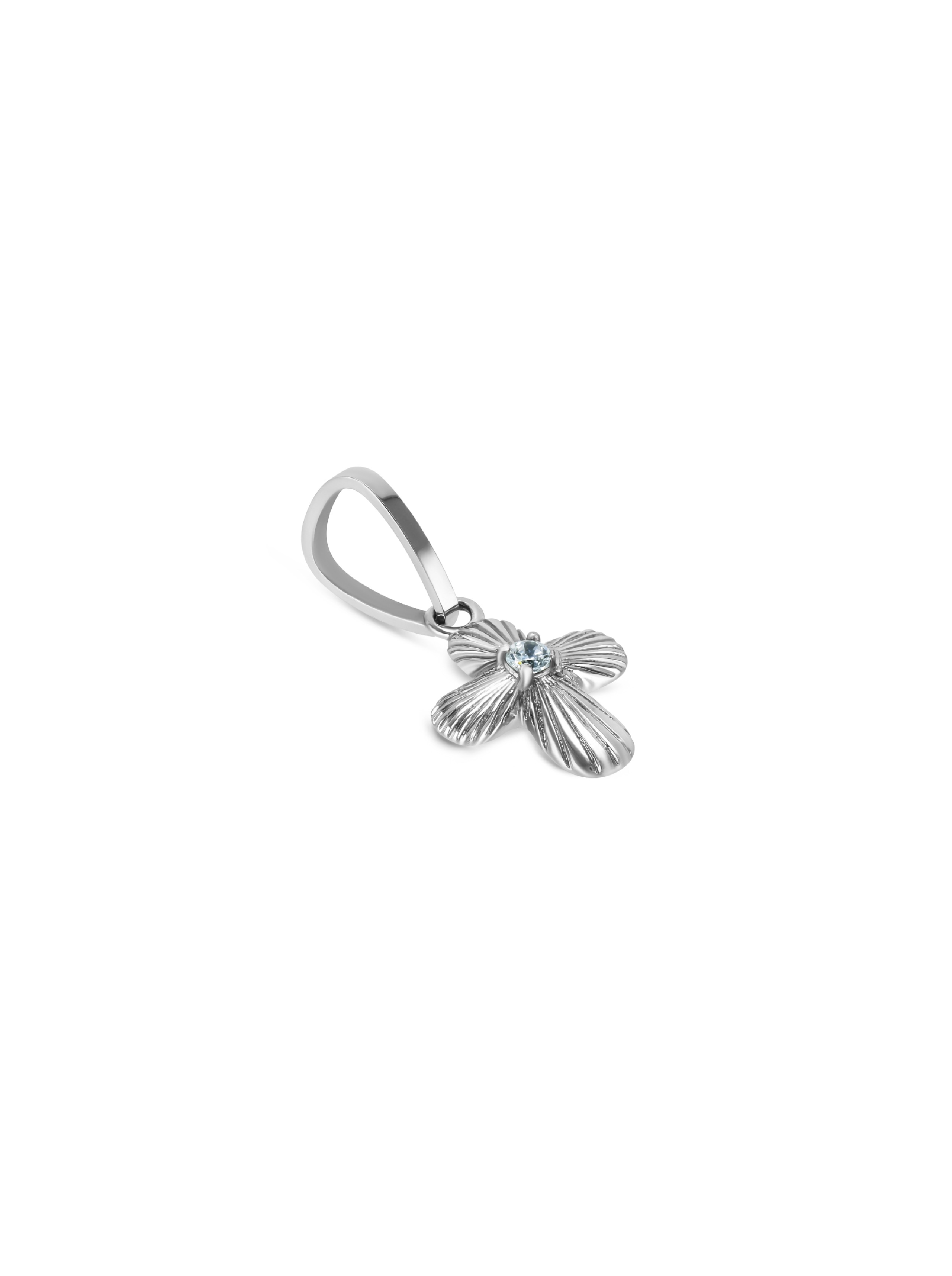 Charm ONE Energy Cross Silver