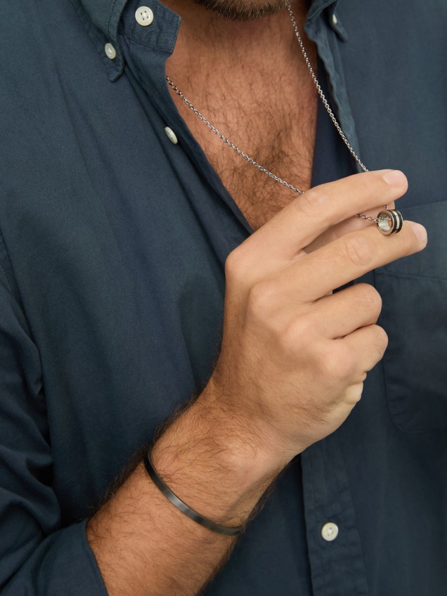 Collier One Men Alliance Steel