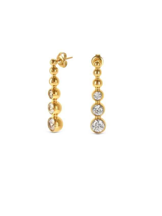 Boucles d"oreilles One Infinity Crystal