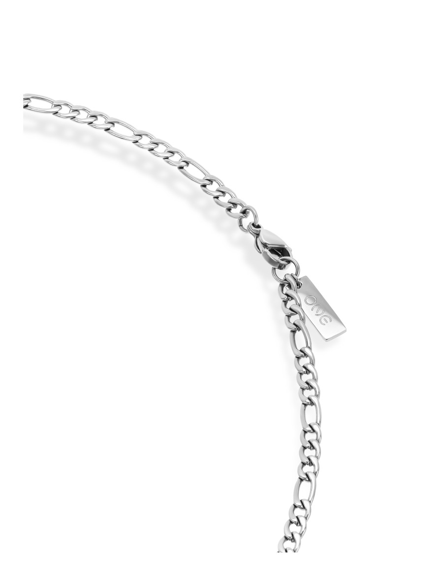 Collier 2 en 1 One Men Solid Steel