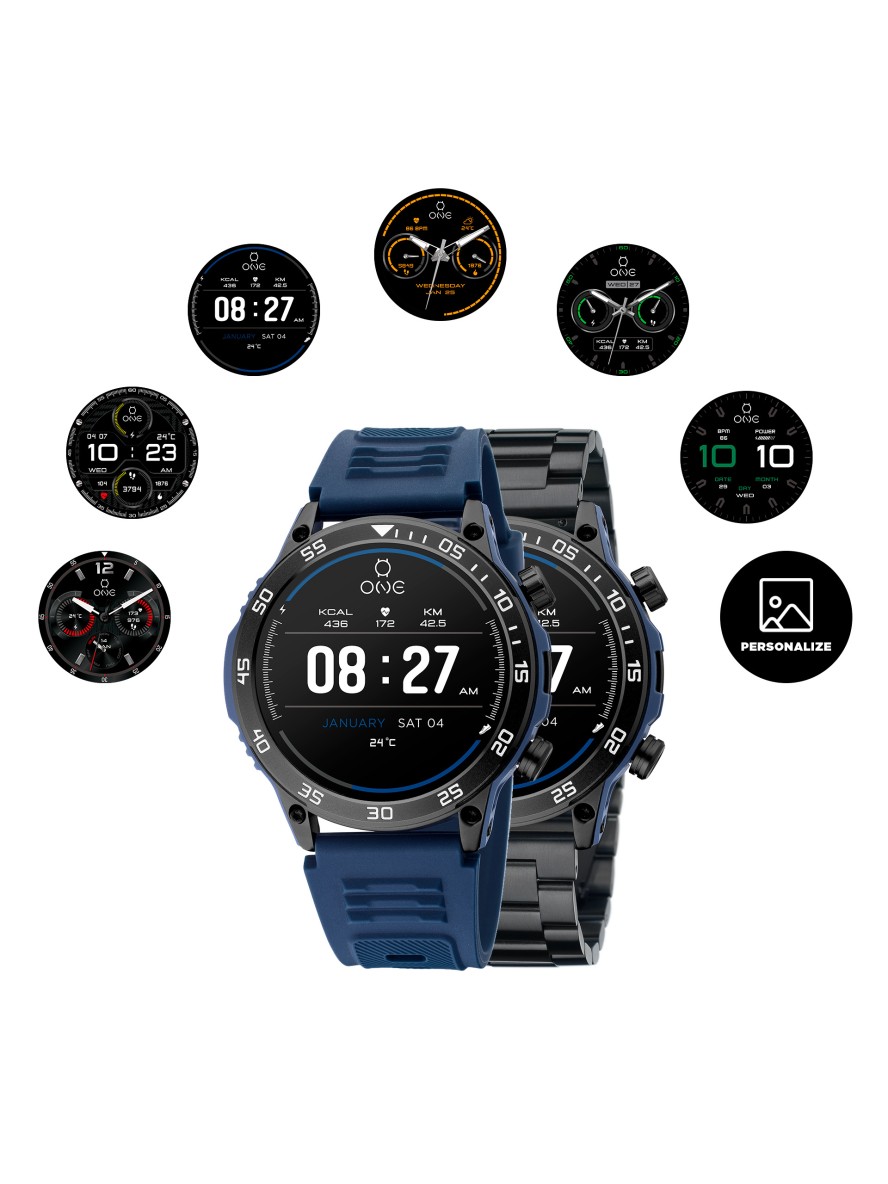 Box Smartwatch ONE Men SportyCall Blue