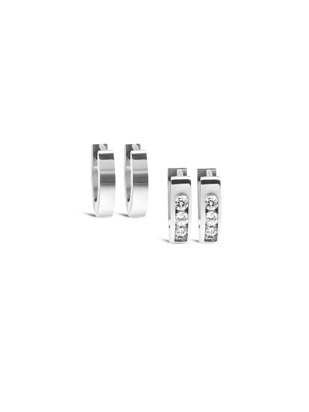 Set de Brincos One Shimmer Silver