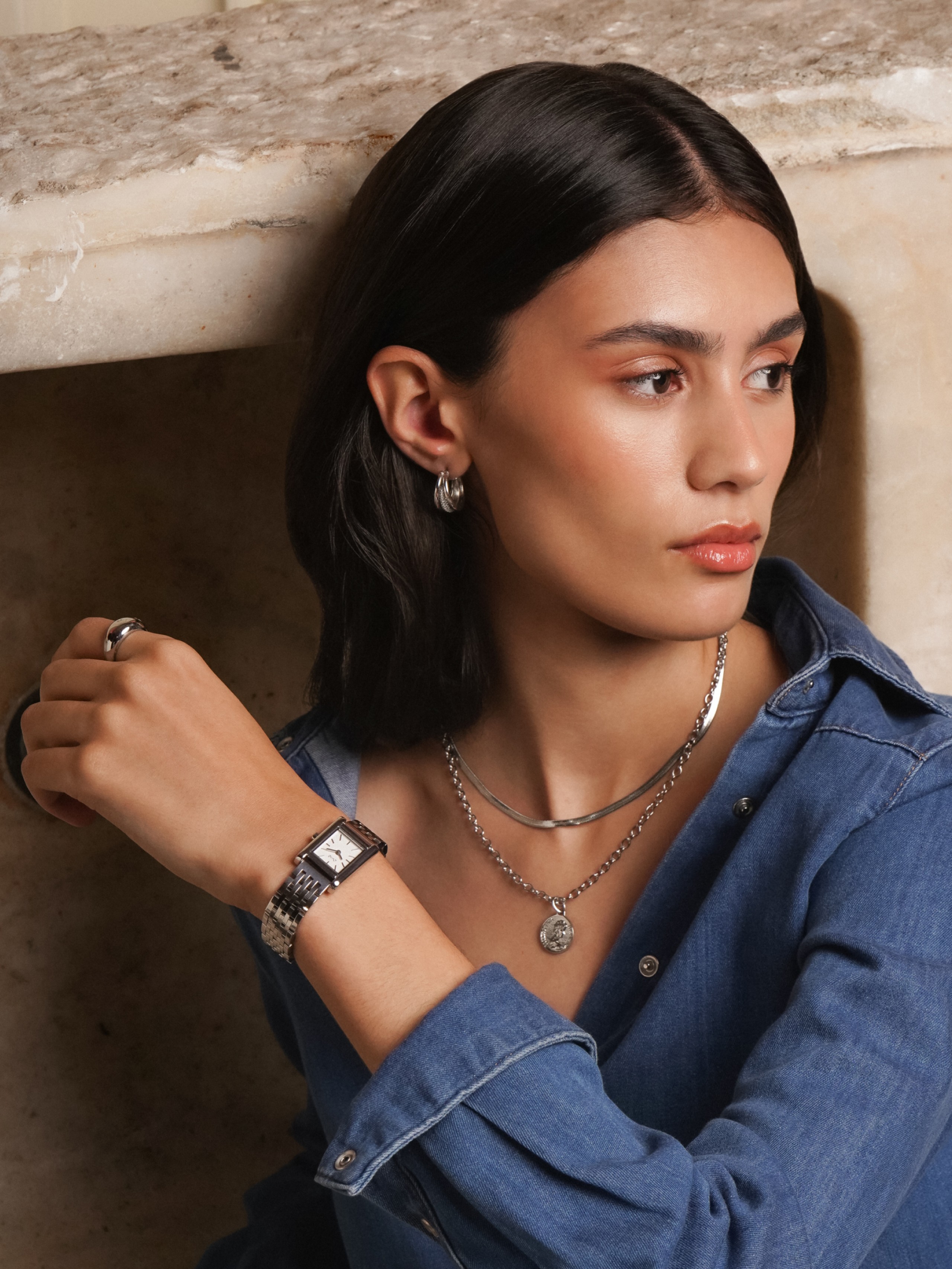 Colar One Neckmess Celestial Silver