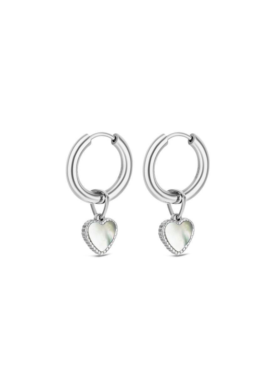 Pendientes ONE Energy Master Hoop Silver