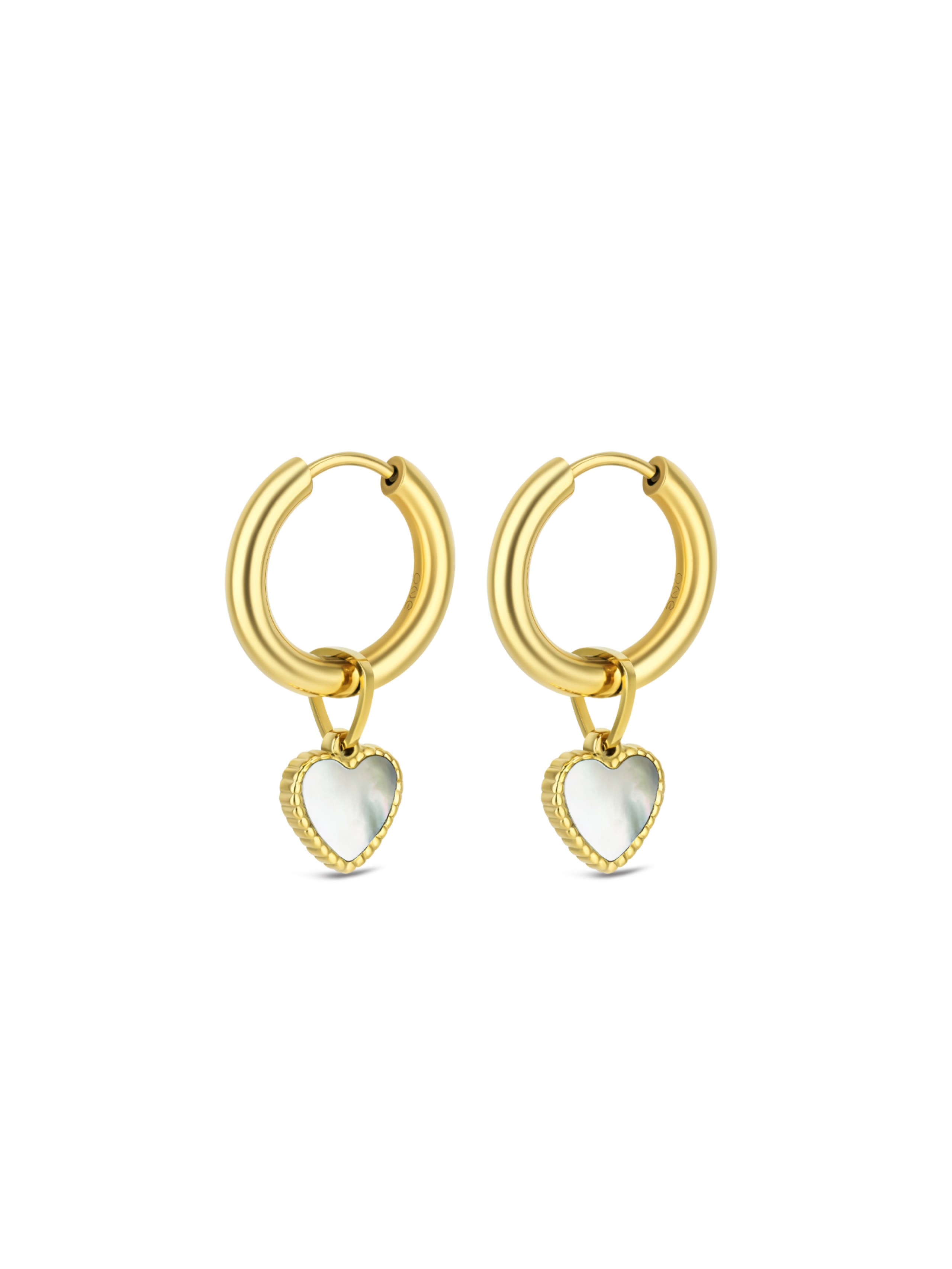 ONE Energy Master Hoop Gold Earrings