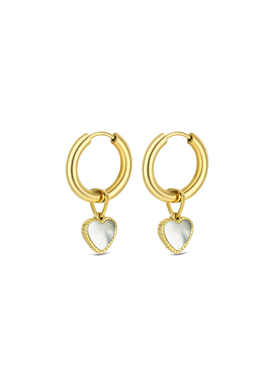 ONE Energy Master Hoop Gold Earrings