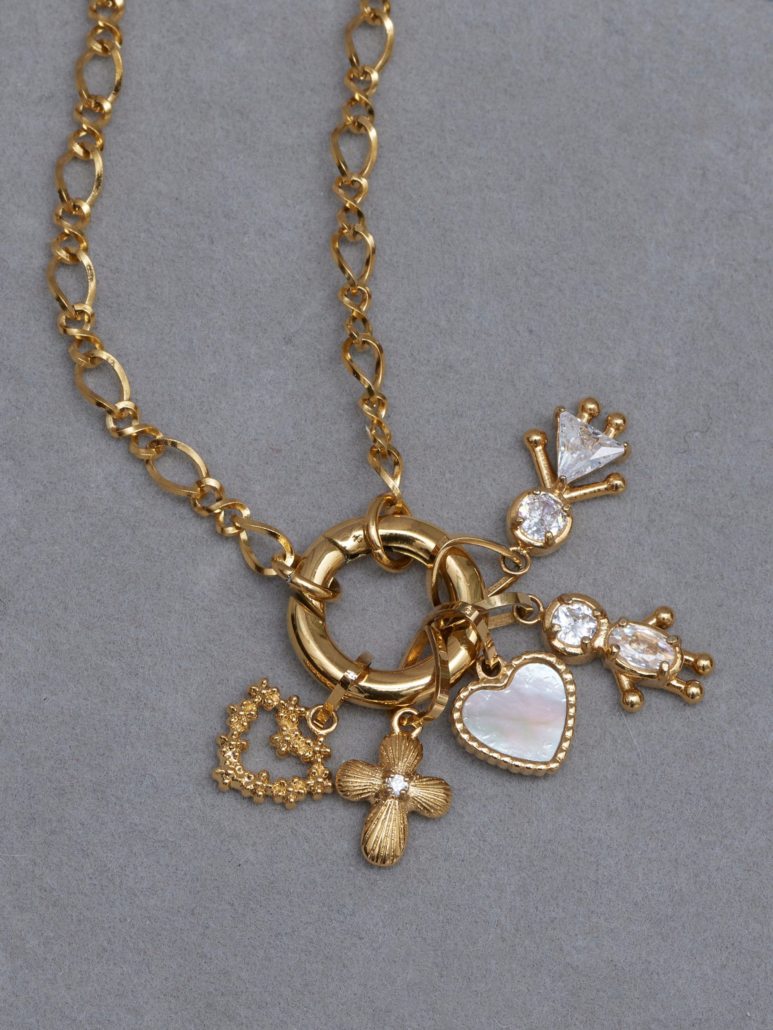 Charm ONE Energy Cross Gold