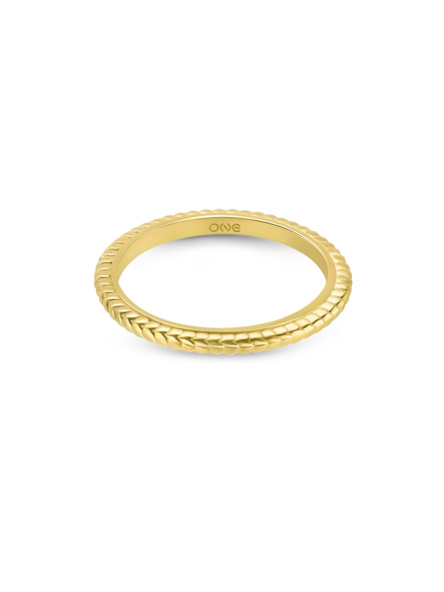 Anillo ONE London 49 Gold
