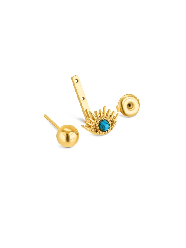 Boucles dOreilles ONE Amulet Bleu