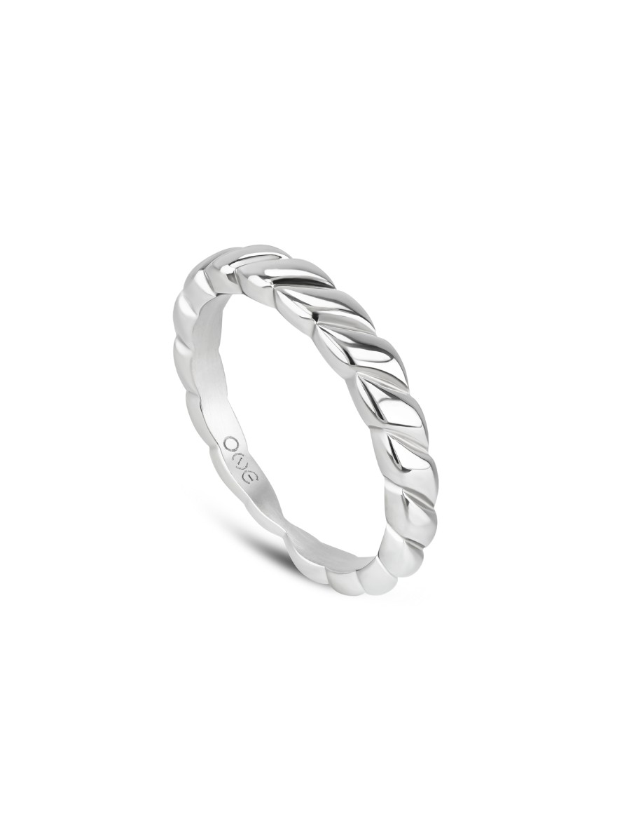 Anel One London 50 Silver