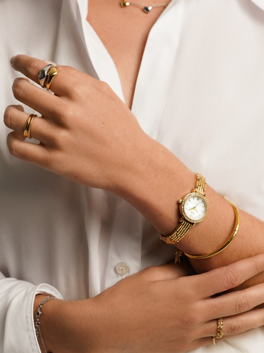 ONE Crazy Heart Gold Ring