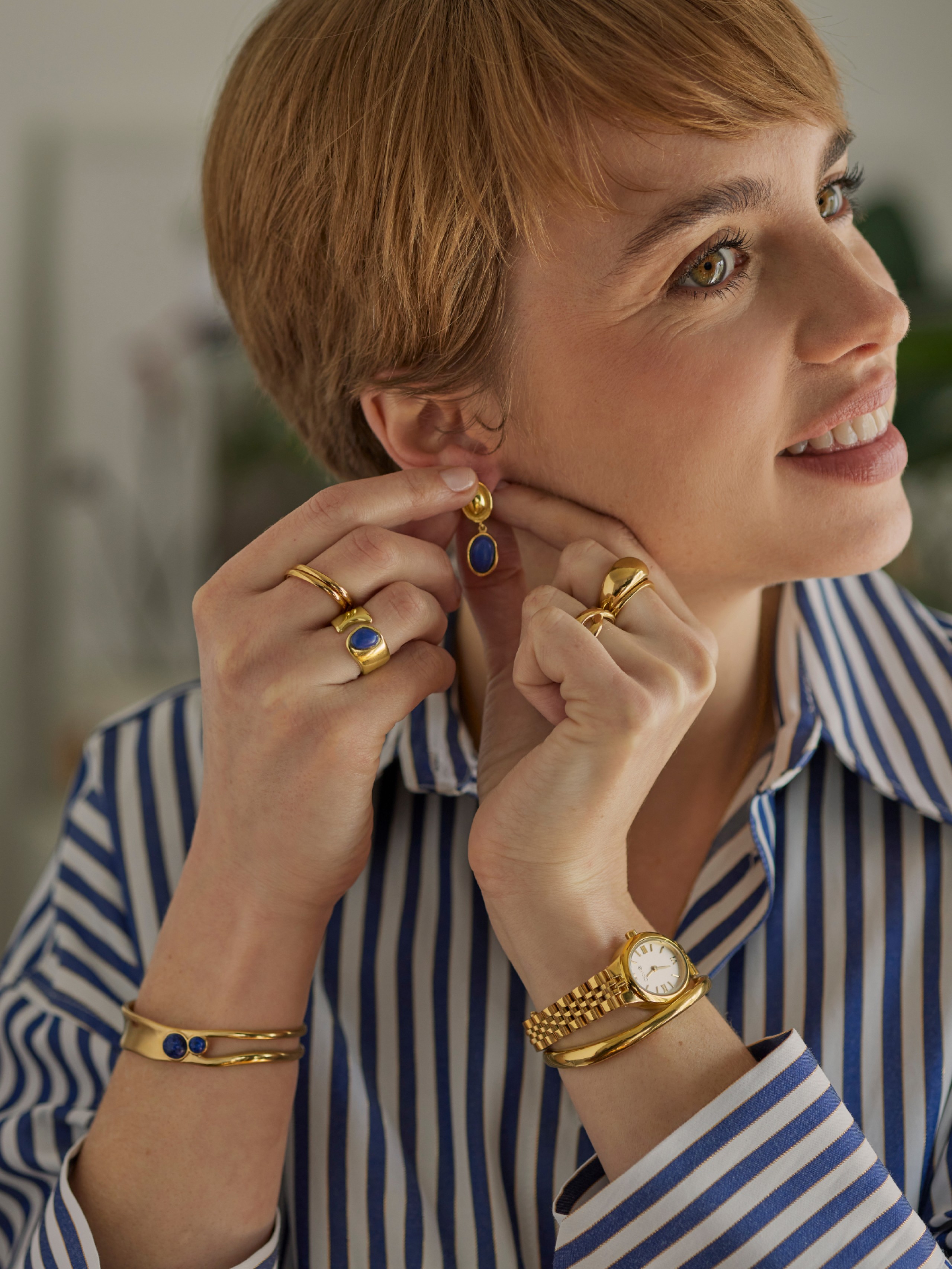 Anel One Element Blue