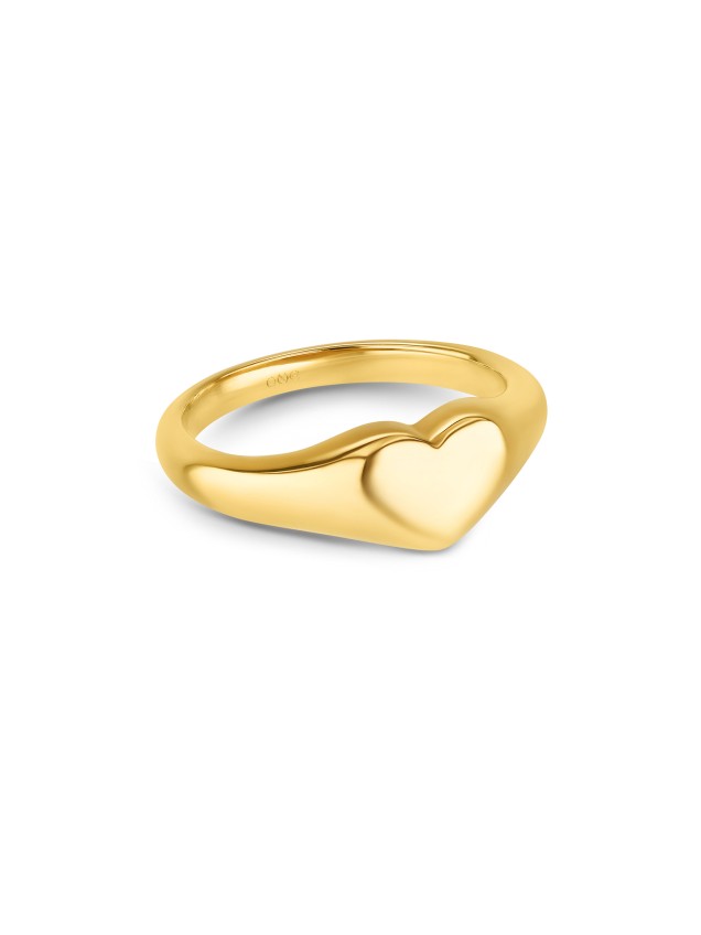 Anel One Crazy Heart Gold